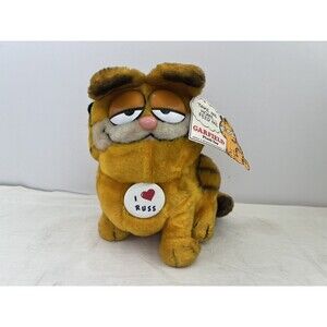 Vtg 1981 Dakin Garfield Fat Cat Plush Stuffed Animal 80s Toy Collectable 9” Tags